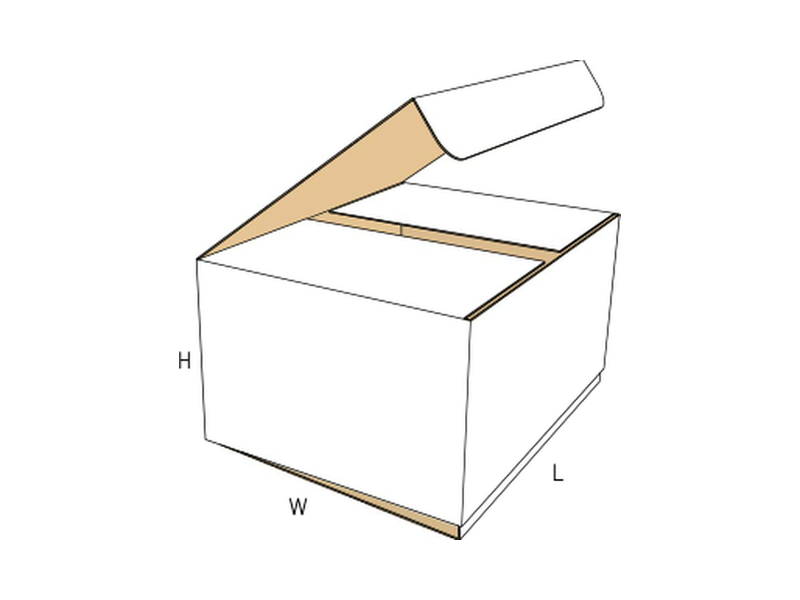 Slotted container — with dust flaps