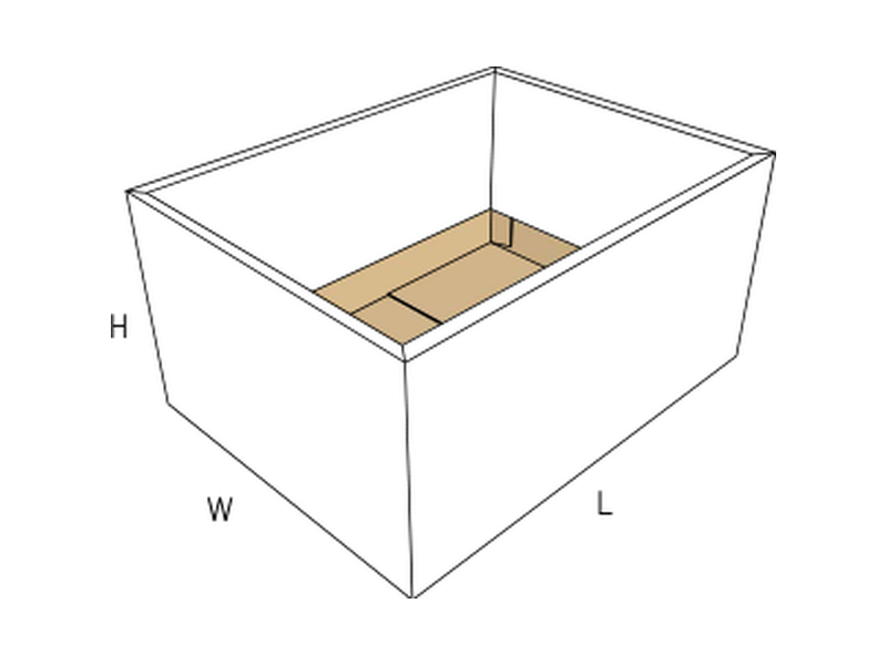 Slotted container — tray with lid