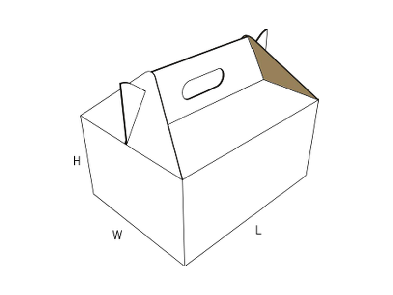 Slotted container — extended base