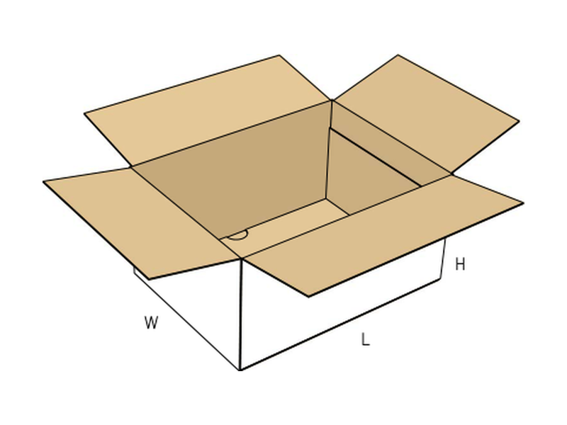 Slotted container — with corner posts