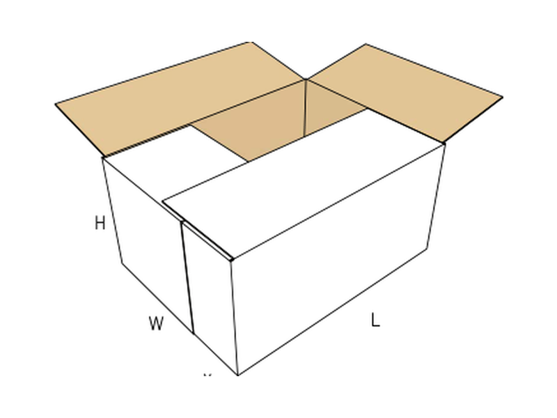 Slotted container — with locking tabs