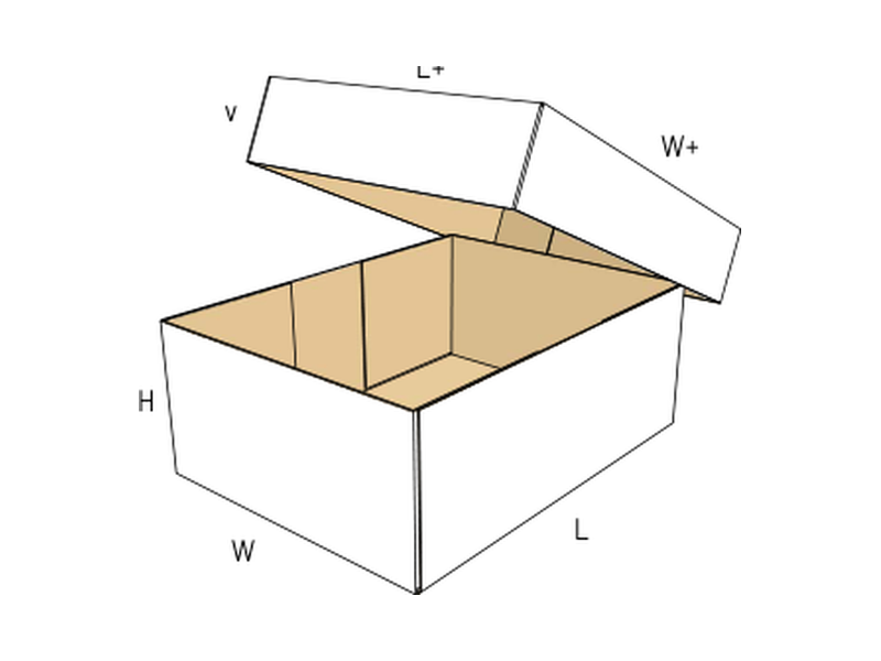Telescope box — reinforced corners