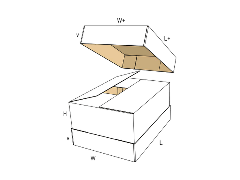 Telescope box — with tray