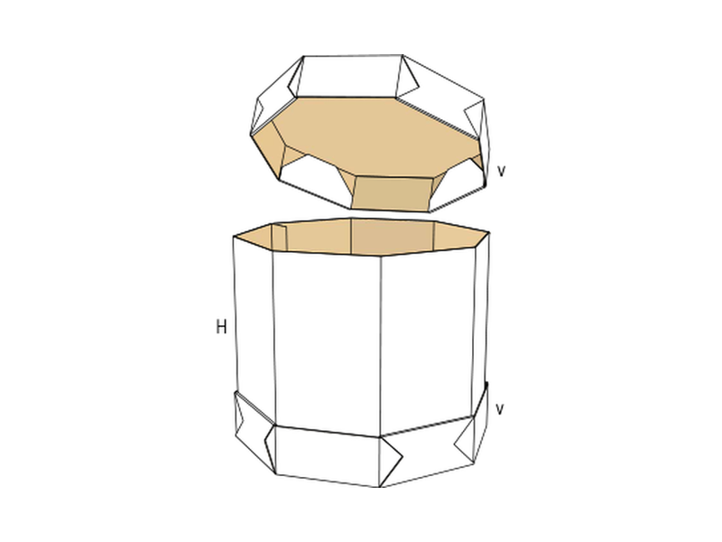 Telescope box — with top handle