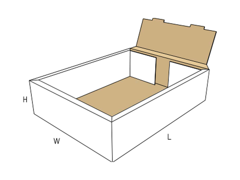 Folder — with tuck flap