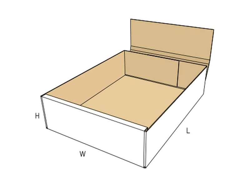 Folder — with perforated opening
