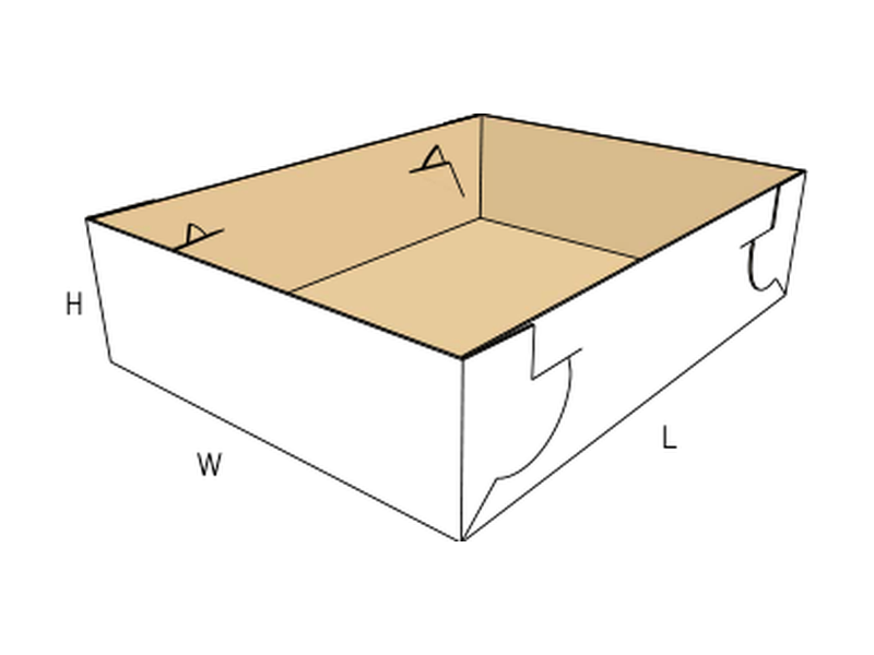 Folder — with compartments