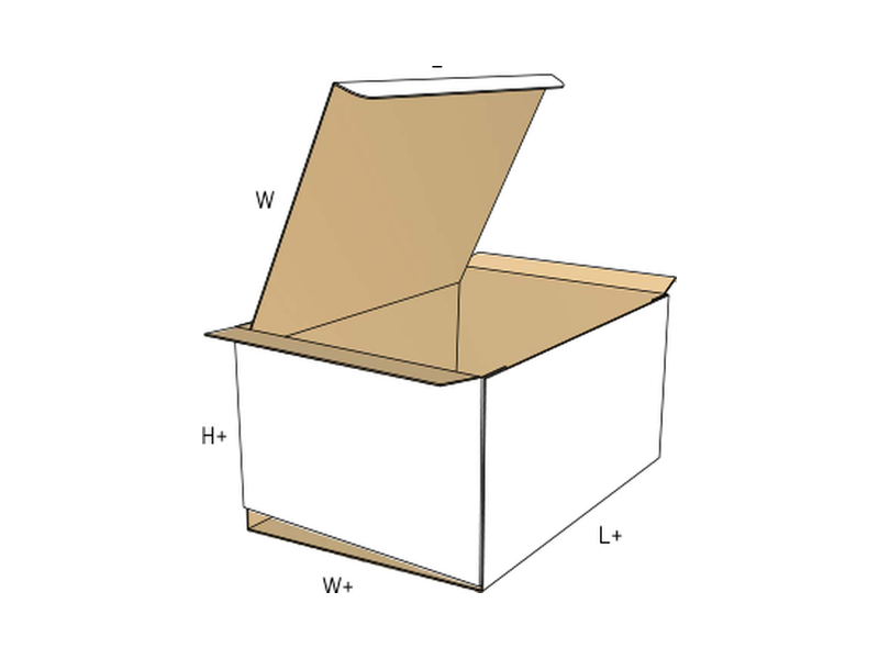 Slide box — with inner cushioning