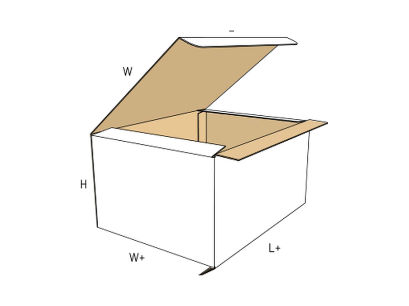 Slide box — with display lid
