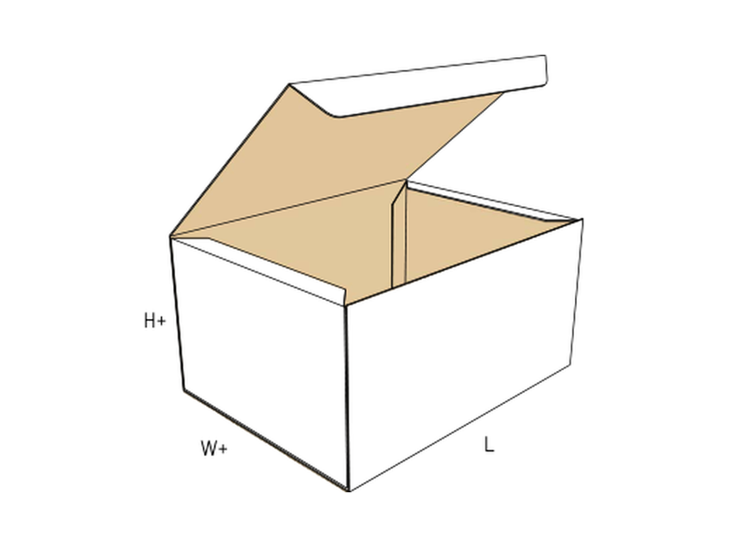 Rigid box — with ribbon closure