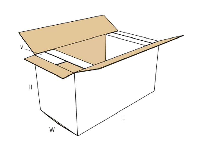 Rigid tray — with partition